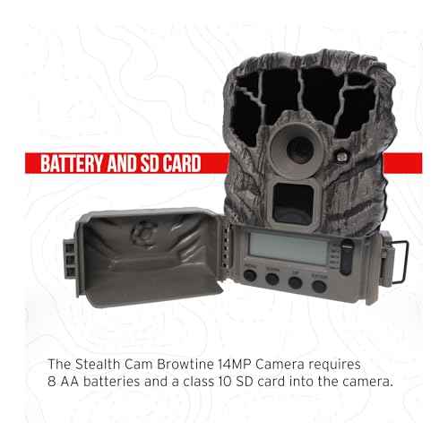 Stealth Cam Browtine 14MP Trail Camera Bundle with 32GB Memory Card (2-Pack) and Card Reader (2-Pack) (5 Items)