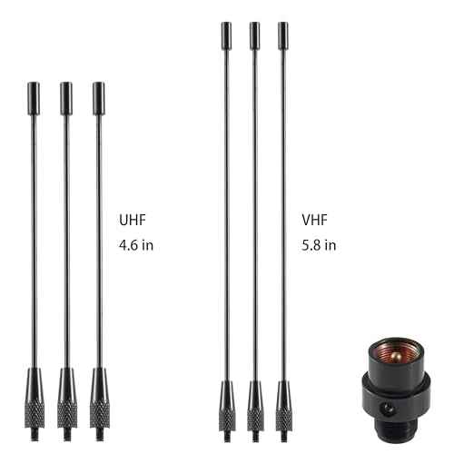 UHF VHF Dual Band 136-174MHz 400-470MHz Mobile Base Radio Antenna Ground Plane Kit, 2m/70cm PL259 to SO239 Ground Plane Mount, Improve SWR