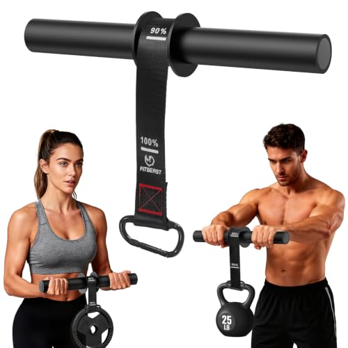 Forearm Strengthener Wrist Roller - Black | Hand & Grip Exercise Tool