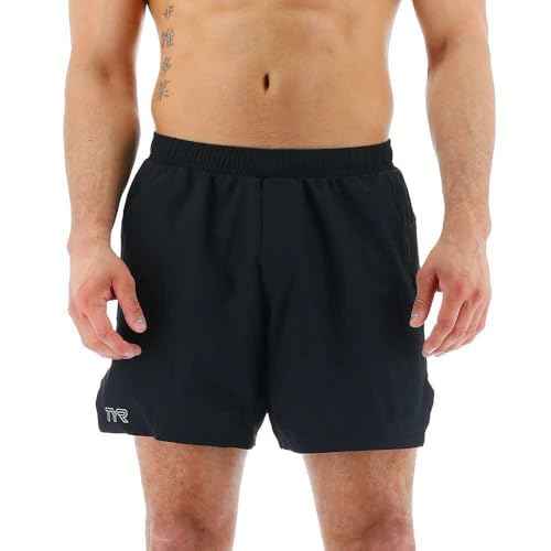 TYR Men's Athletic Performance Workout Unlined Momentum Short 6"