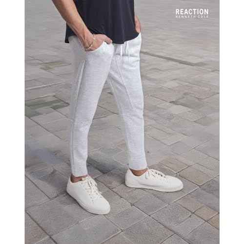 Kenneth Cole REACTION Stretch Scuba Knit Tapered Sweatpants for Men 2-Pack, Active Mens Joggers with Pockets Pack of 2
