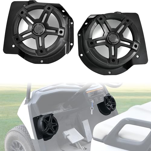 Under Dash Speaker Pods for Yamaha Drive2 G29 Golf Cart - 6.5 Inch Compatibility