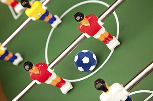 OuMuaMua 9pcs Foosball Table Balls 1.42 Inch Table Soccer Balls for Foosball Tabletop Game Accessory Replacements Multicolor World Cup
