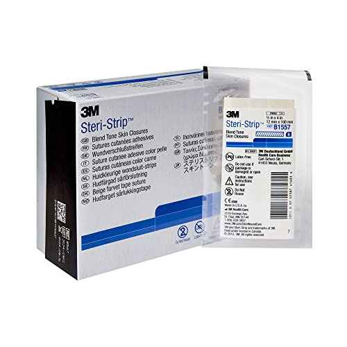 Steri-Strip Closure Flexible Skin Strip .5 x 4 Sterile B1557, 50 Ct