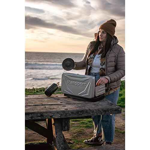 Stansport 2-Burner Regulated Propane Stove - Silver (203-93)