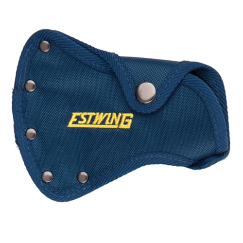 Estwing Camper's Axe 14-Inch Blue Hatchet with Stake Puller - Fully Forged Steel