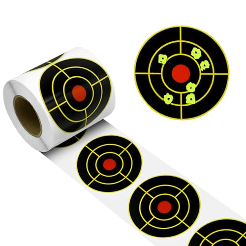 Green Shooting Targets Stickers 3-inch Reactive Splatter Targets 250 Pcs