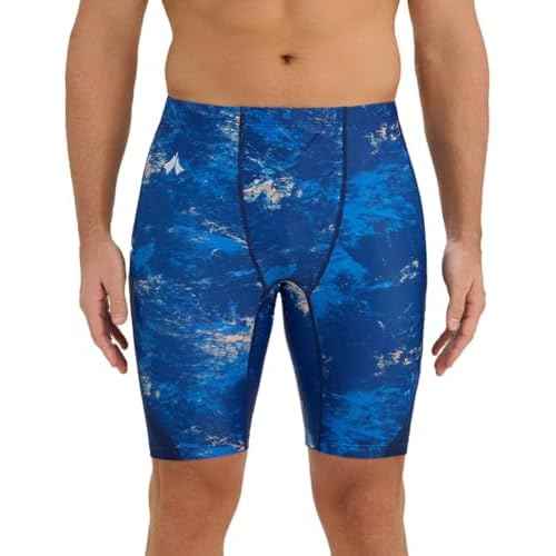 Swim Jammers for Men Athletic Training Endurance Swimsuit Durable Team Lap Swimming Racing Competition Swimwear