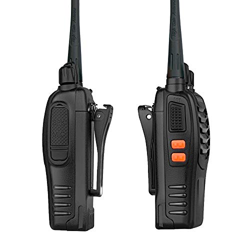 Rechargeable Long Range 2-Way Walkie Talkies 16 Channels 3 Pack - Black Variation