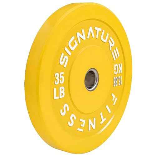 Fitvids 2" Olympic Bumper Plate Weight Plates with Steel Hub, Single, Pair or Set