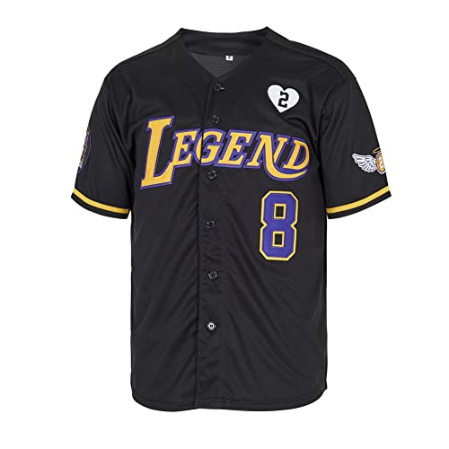 Men's Legend 8 24 Movie Baseball Jersey Stitched