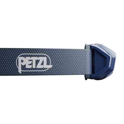 PETZL TIKKINA Headlamp - Compact, Easy-to-Use 300 Lumen Headlamp, Designed for Hiking, Climbing, Running, and Camping - Blue