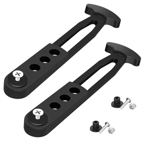 Telescoping Boat Ladder Strap - Marine Rubber Retaining Latch for Yacht & Jet Ski - Large 2-Pack