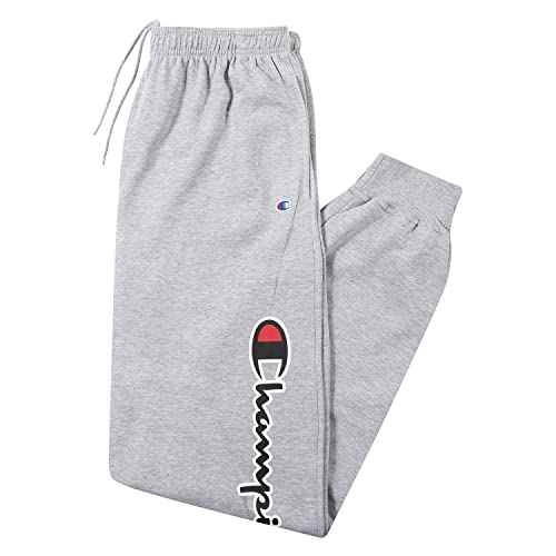 Champion Sweatpants for Men Big and Tall Cotton Fleece Joggers