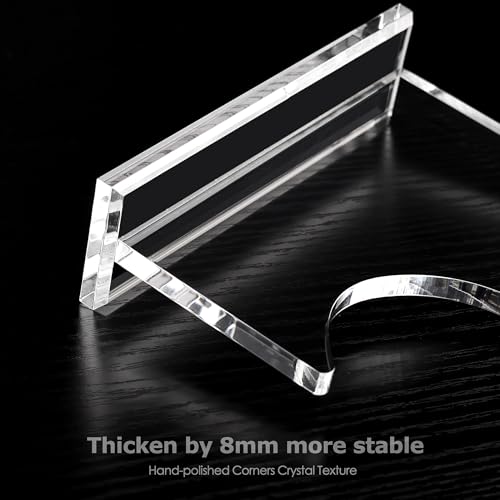 SANRUI 2-Tier Acrylic Sword Stand Adjustable Lightsaber Display Clear