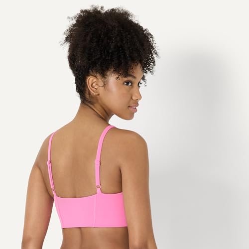 Women's Active FormFlex Sports Bra - Pink, Medium, Removable Cups