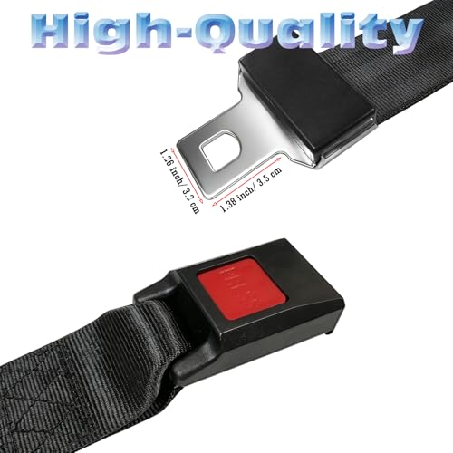 Universal Golf Cart Seat Belt Kit - Adjustable 63 Inch Safety Straps for Vehicles