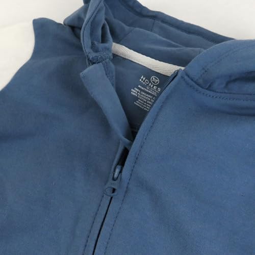 Baby Boys Hoodie Coverall - Team Varsity Organic Cotton Newborn Blue