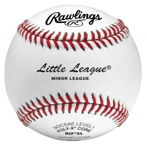 Rawlings | RIF Little League Training Baseballs | 12 Count | Level 5 (Ages 7-10) & Level 10 (Ages 10+) Options
