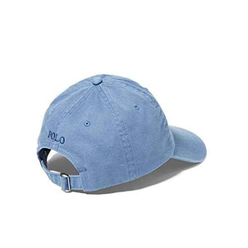 Polo Ralph Lauren Men's Classic Chino Sports Cap (Carson Blue)