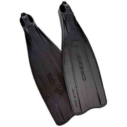 Cressi PRO Star FF Fin - Scuba Snorkeling and Swim Fins Black Large
