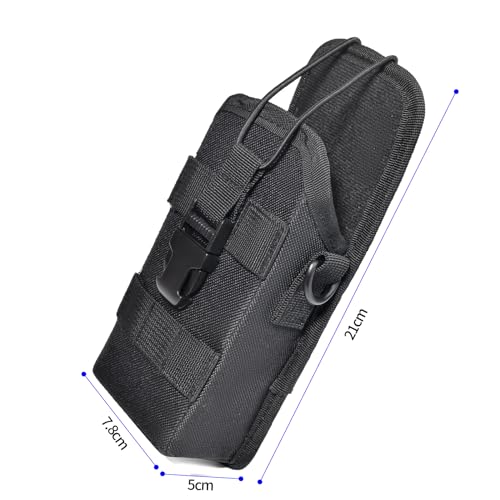 MOLLE Radio Pouch for Walkie Talkie - Heavy Duty Nylon Military Belt Pack - Variation of THIS listing