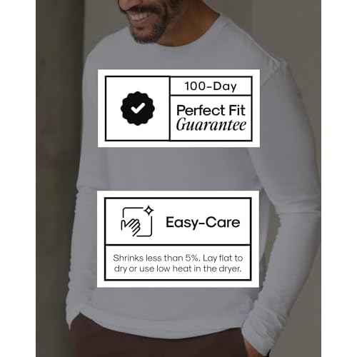 True Classic Long Sleeve Shirts for Men - Mens Long Sleeve Tee-Shirts, Henley Shirts for Men and Waffle-Knit Thermal T-Shirts