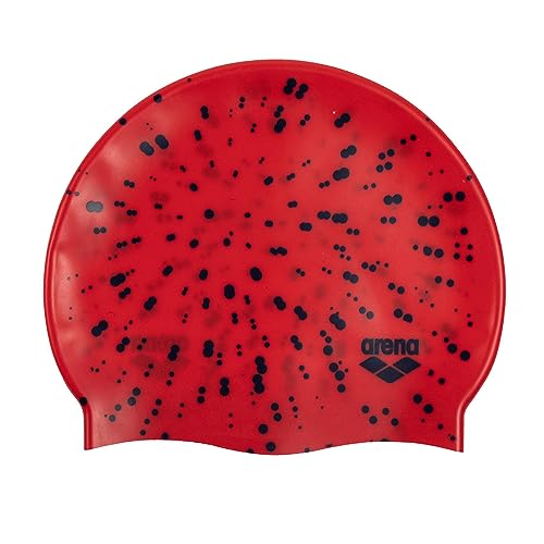 Arena Classic Junior Silicone Swim Cap for Kids with Dots Design - Comfortable & Durable