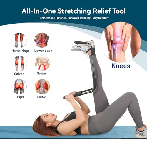 Full-Body Hamstring and Lower Back Stretching Device with Adjustable Length