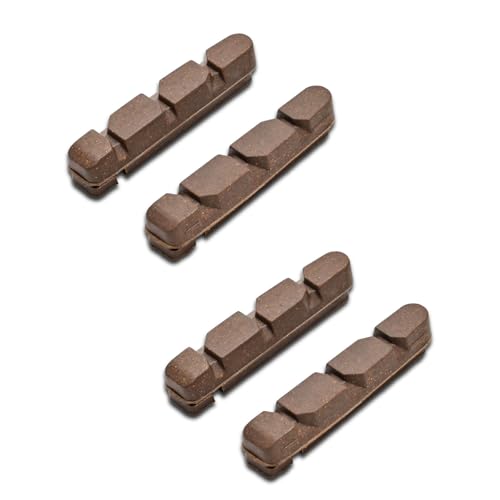 Carbon Rim Brake Pads for Road Bikes - Cork Inserts, 2 Pairs