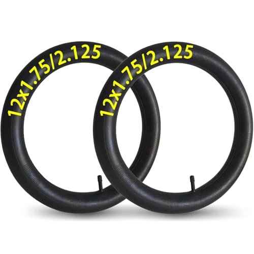 2-Pack Bike Tubes 12x1.75/1.95/2.125 Inner Tube 12 x 1.75 12 x 1.95 12x2.125 Bike Tire Tube