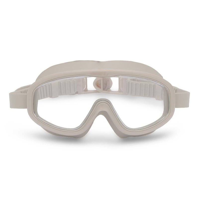 Petites Pommes Goggles Kids Ages 3-8 - Lightweight Silicone, Anti-Fog Wide Lens, Retro Design Swimming Goggles for Kids, Adjustable Straps, Hair-Safe Buckle, Cotton Pouch Included, Emma