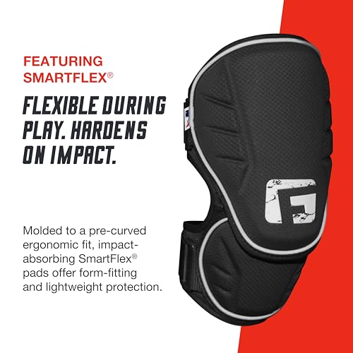 Baseball Elbow Guard - Impact-Absorbing Molded Protective Gear, Small-Medium, Black
