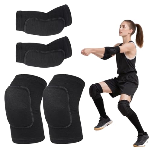 Kids Small Volleyball Knee & Elbow Pad Set - Youth Sports Protection
