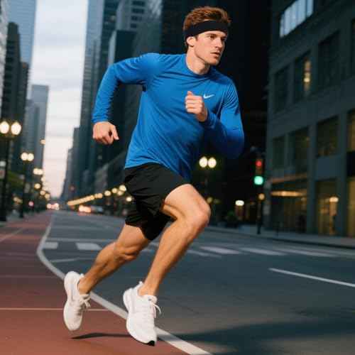 Sports Headbands for Men,Mens Running Headband Moisture Wicking Workout Headband,Running,Cycling,Basketball,Yoga,Football,Unisex