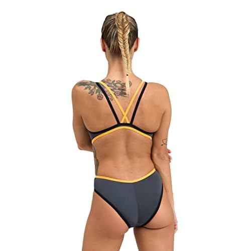 ARENA Women's Big Logo MaxLife One Piece Swimsuit