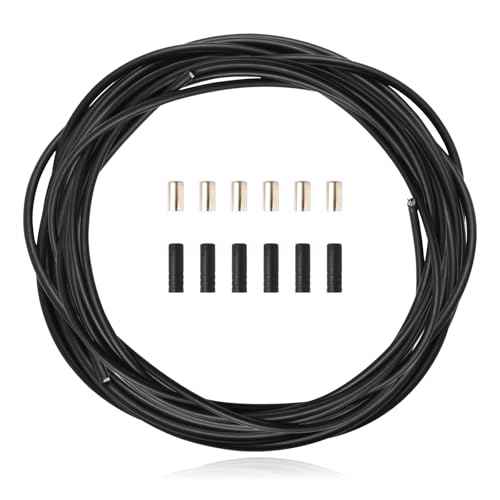 Shift Cable Housing,Lined Bicycle Bike Derailleur/Shift Cable Housing Cycling Shifter Hose Wires Hydraulic Disc Lined Tube Repairing Accessory Kit for Mountain Road Bike DIY Replacement,4mm 3 Meters