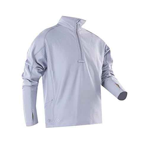 TRU-SPEC Men's 24/7 Zip Thru Grid Fleece Sweatshirt