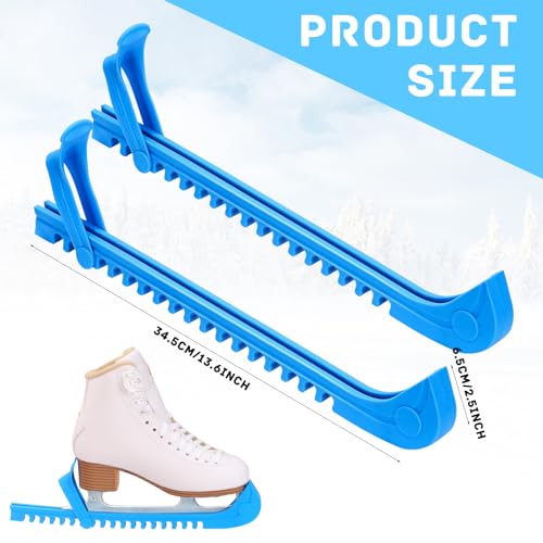 Adjustable Ice Skate Guards for Kids and Adults - Black, Pink, Blue