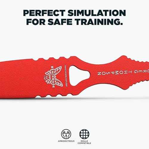 Benchmade - SOCP 176T Tactical Training Dagger with Red 400C Handle (176T)