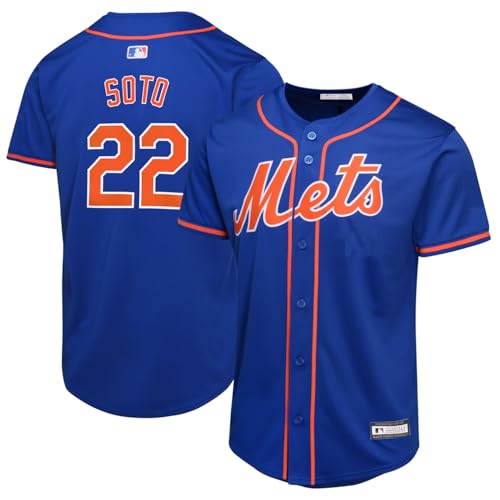 Youth MLB Jersey Juan Soto New York Mets Blue Alternate 10-12