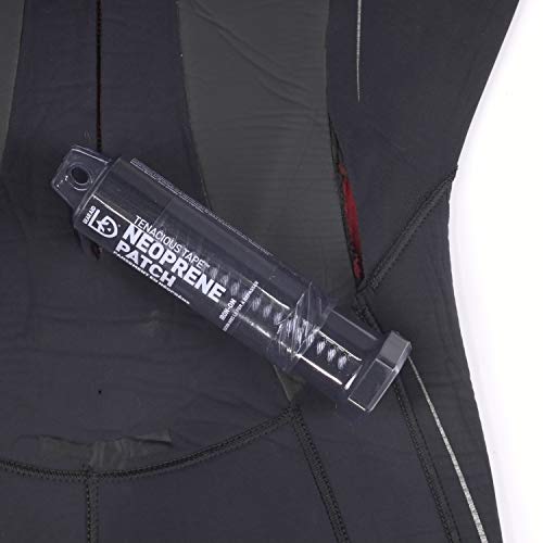 GEAR AID Wetsuit Repair Kit with Neoprene Patch, Fix Seams and Tears, Black, 6¡± x 10"
