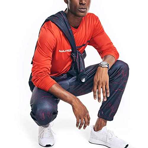 Nautica Men's Competition Sustainably Crafted Printed Jogger