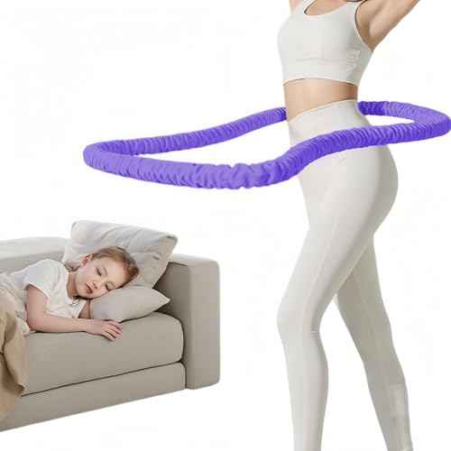 Infinity Hoop, Weighted Hula Hoop, Hula Hoops for Adults, Weighted Hula Hoops for Women - Spring Weighted Design Burns Fat,No Noise and No Meat Clipping
