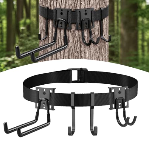 DoubleCare Tree Stand Hunting Harness with Adjustable Metal Hook - Medium