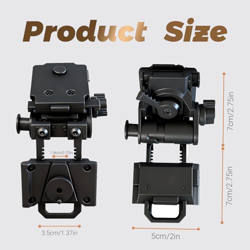 Black Helmet Mount for Night Vision Goggles Nylon Tactical Helmet Adapter