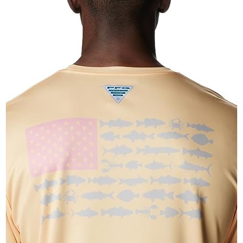 Columbia Mens Terminal Tackle PFG Fish Flag Ls