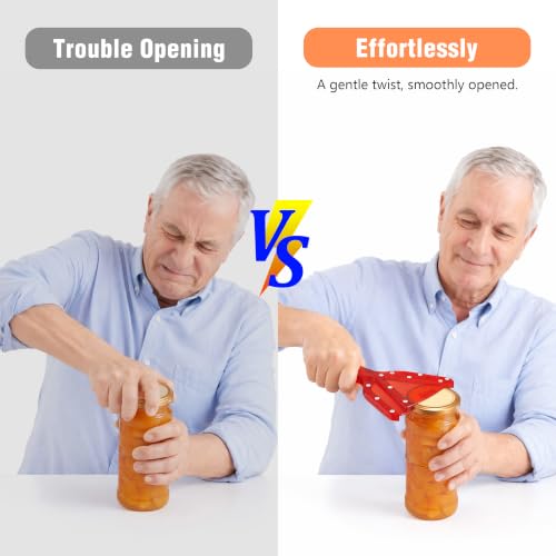 Jar Opener for Weak Hands & Seniors - Red Variation of This Listing