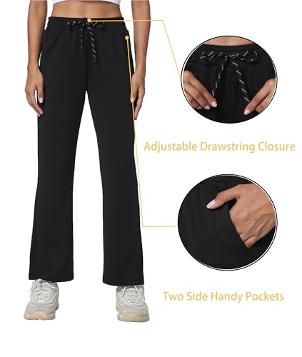 Women's Workout Joggers with Pockets - Quick Dry Activewear Pants