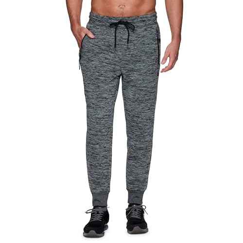 RBX Active Men's Performance Stretch Fleece Lined Jogger Sweatpants with Pockets